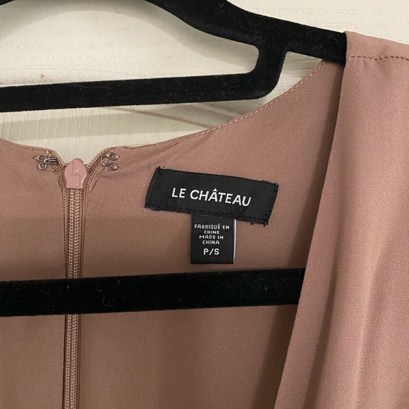 Le Château Nude Wrap Dress - Picture 3 of 3